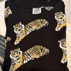 Queen of Sparkles Tiger Shirt